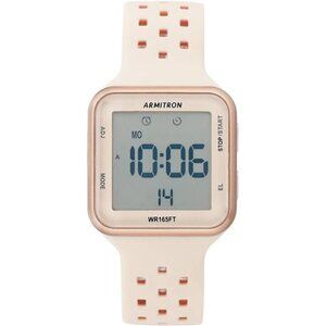 Armitron Sport Unisex Digital Chronograph Silicone Strap Watch, 40/8417